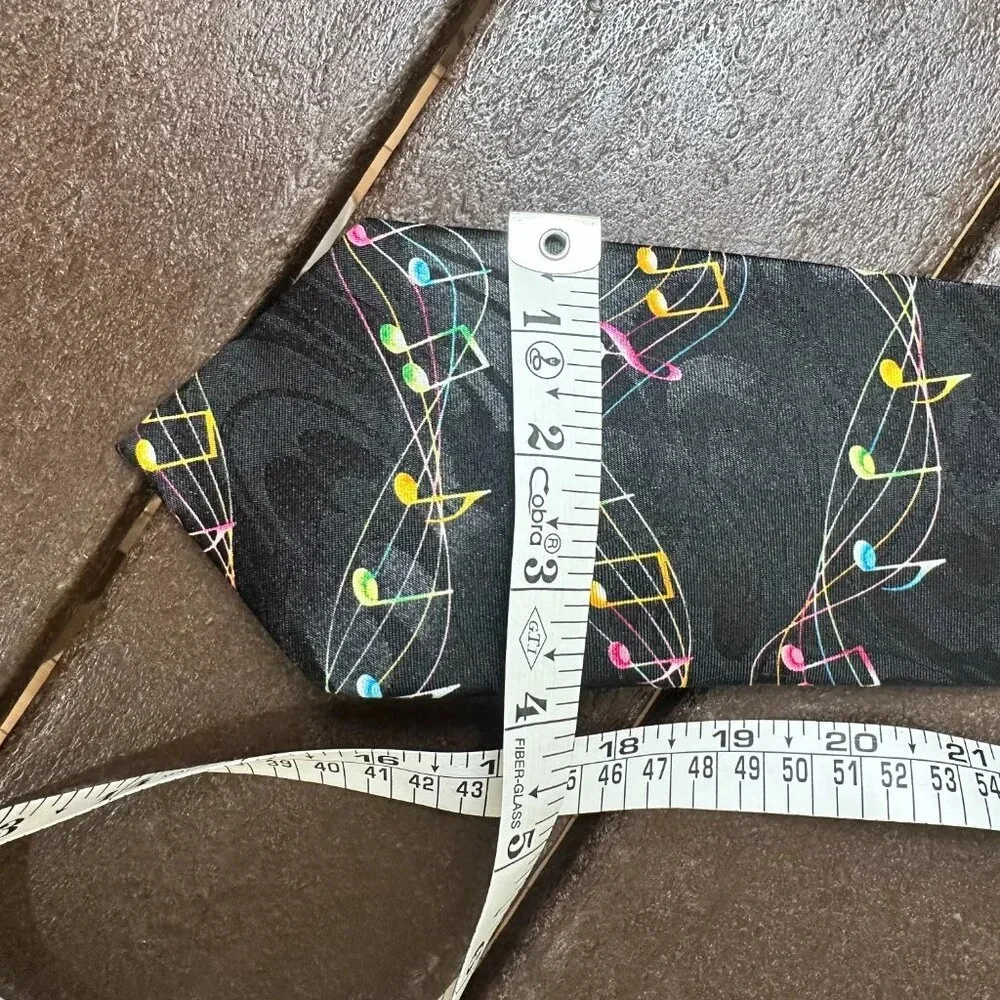 STEVEN HARRIS Handmade Rainbow Music Notes Novelty Tie